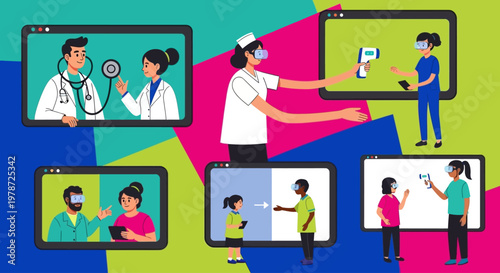 Medical telemedicine video conference