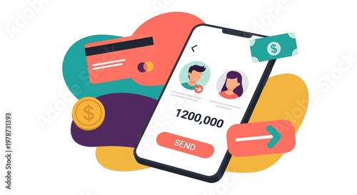 Online banking and financial transactions on a smartphone