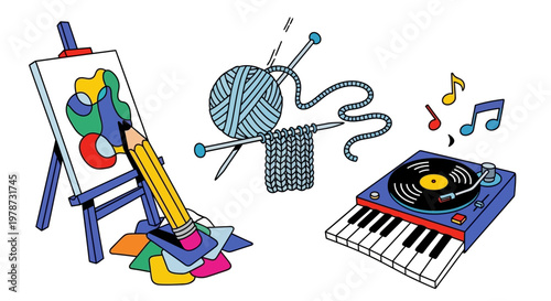 Creative hobbies and leisure activities