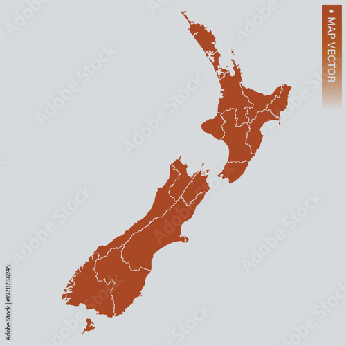 New Zealand map