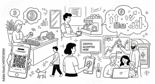 People using technology in a modern office setting