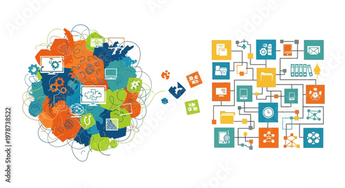 Creative mind with innovative ideas and problem solving concepts