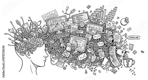 Creative Mind with Chaotic Thoughts and Ideas