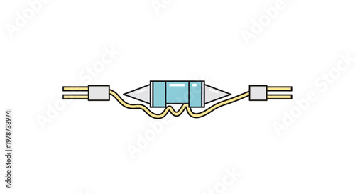 Exhaust System Muffler Pipe Component.