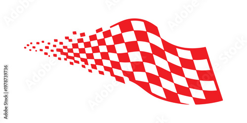 Racing care and race car stripes set. Checkered flag, start and finish line, motocross labels, dynamic lines, motoresport, racing stripe speed, sport decals, tuning stickers, speed motion elements