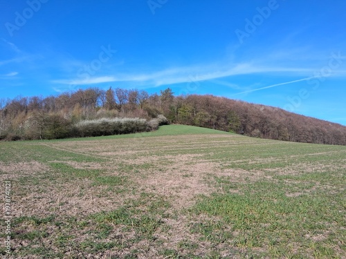 mountain landscape with blue sky