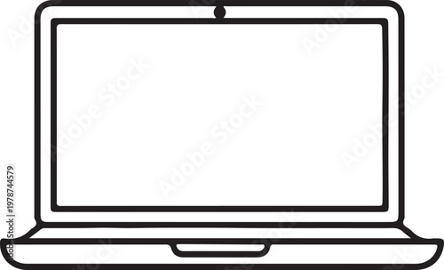 Simple conceptual empty placeholder illustration on clean background