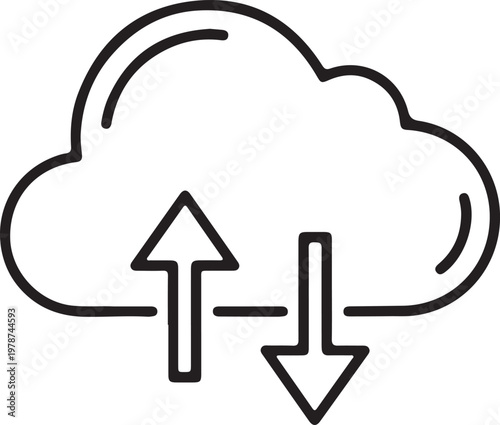 Simple conceptual empty placeholder illustration on clean background