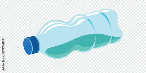 Plastic Bottle Beach Pollution Environment Concept