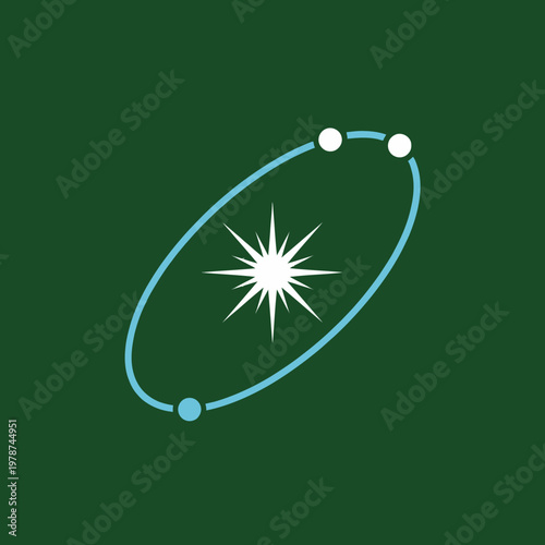 Planets Orbiting Around a Star System.