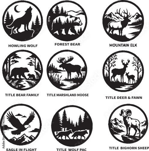  Nature Animal Clipart Design