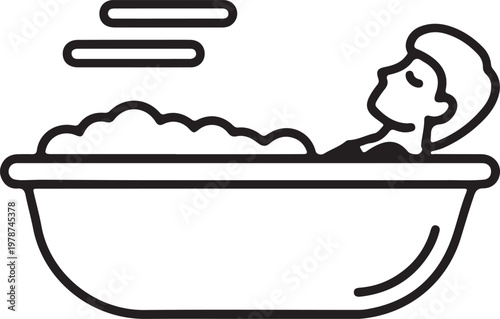 Simple conceptual empty placeholder illustration on clean background