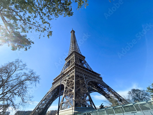 Bild auf Leinwand The Eiffel Tower in Paris France FR