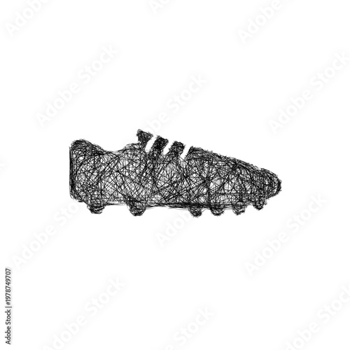 Sketch soccer cleats icon design