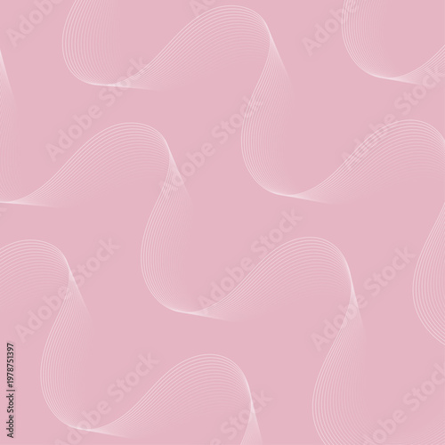 Soft blush pink abstract background with flowing lines, modern minimal wave pattern, feminine aesthetic design