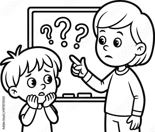 teacher helping student learning problem