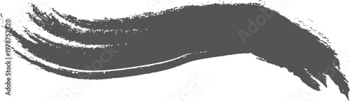 Abstract Grunge Brush Stroke Black Paint Texture for Poster, Banner, Website and Modern Graphic Design Vector.