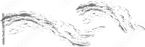 Abstract Grunge Brush Stroke Black Paint Texture for Poster, Banner, Website and Modern Graphic Design Vector.