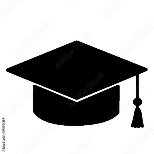 graduation cap vector icon