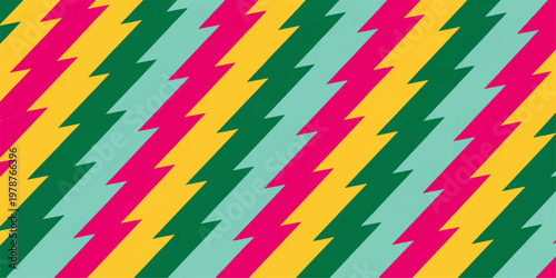 Abstract colorful seamless rainbow striped colored pencils pattern background