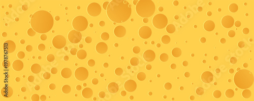 cheese texture seamless pattern vector graphic illustration background with holes yellow flat design cartoon element design