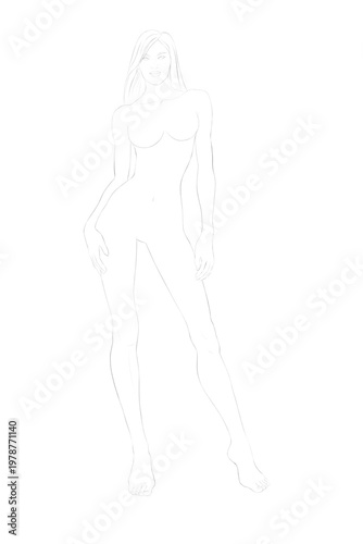 Fashion Female Figure Template 