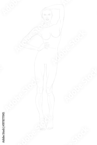Fashion Female Figure Template 