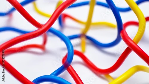 Intertwined Colorful Tubes