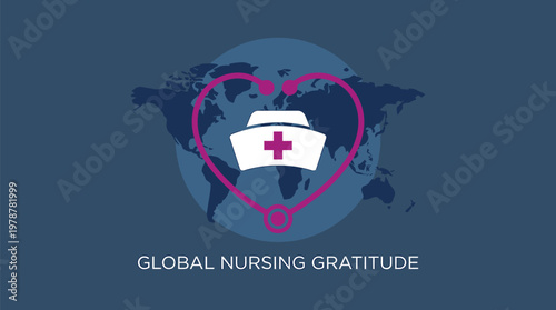 A depiction of gratitude for global nurses