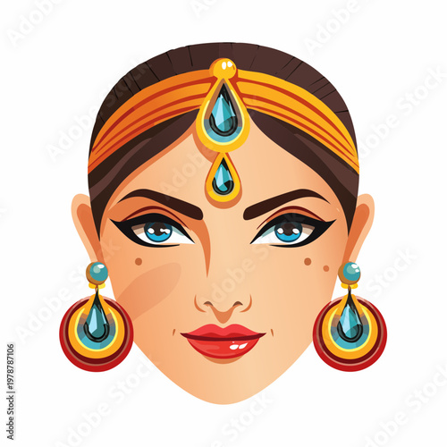 Detailaufnahme – Augen & Schmuck