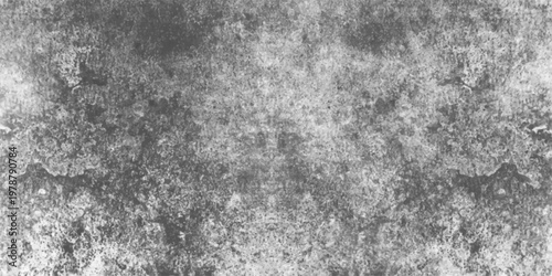 White marble grungy background on cement floor texture. Worn surface spots affect posters placards ripped torn crumpled paper gray rock-wide banners. distressed overlay texture, cracks texture