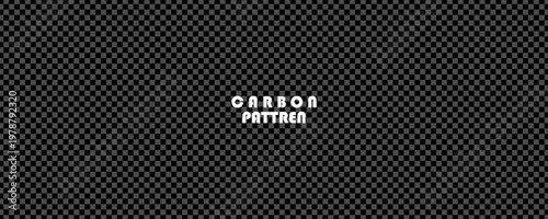 Texture panoramic background of black carbon fiber with no lighting horizontal width.
