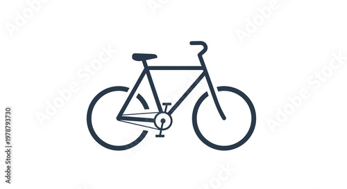 bicycle silhouette isolated
