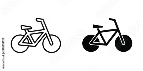 Comparison of a traditional bicycle and a fat-tire bicycle design