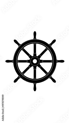 Ship Navigation Steering Wheel Control.