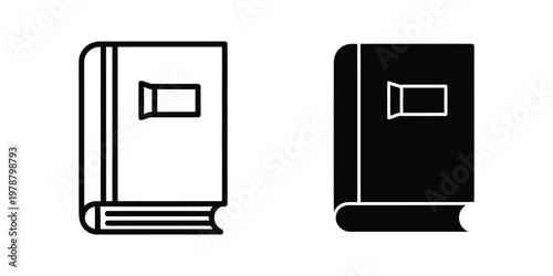 Contrasting closed notebooks with different cover styles in monochromatic design