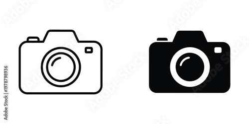 digital camera isolated on white background