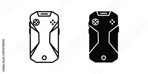 Comparison of two ruggedized smartphone cases with distinct color schemes and design elements