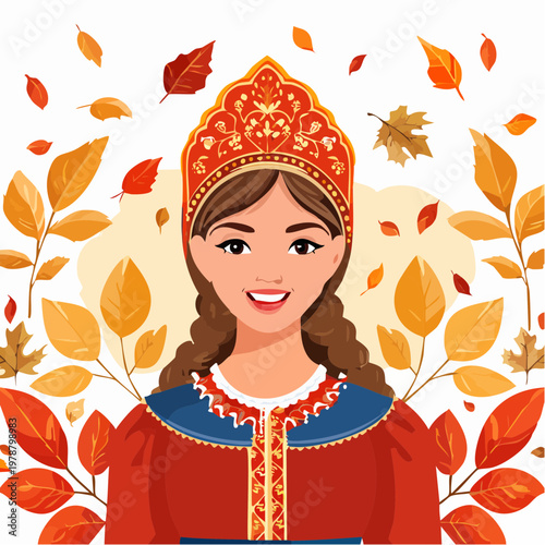 Herbstliches Porträt mit warmen Farben