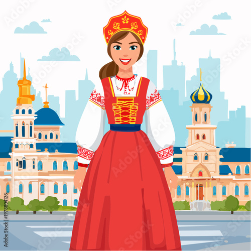 Modern interpretierte Tracht