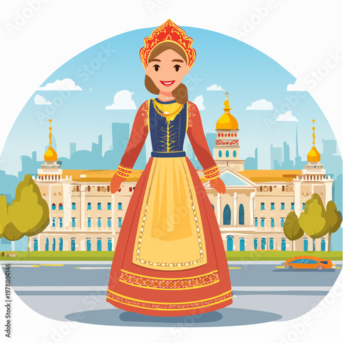 Modern interpretierte Tracht