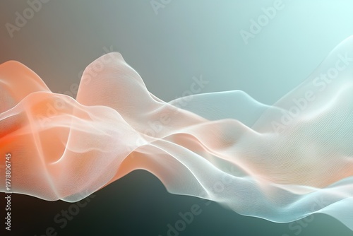 abstract background with waves