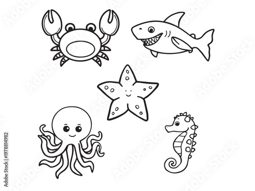 A set of nine cartoon dogs in various poses on transparent background