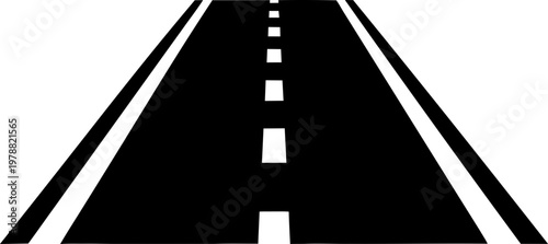 Vector black car road icon. Highway symbol. Road sign, road city town map locations vector icon, road glyph icon, road icon symbol illustration, road glyph icon, road icon isolate on white background