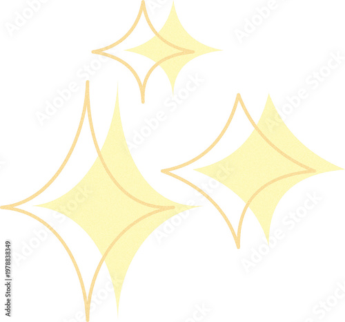 Hand Drawn Sparkles Doodle