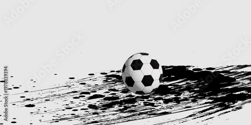 Soccer Ball Football Bounce Doodle Drawing Illustration Vector Icon