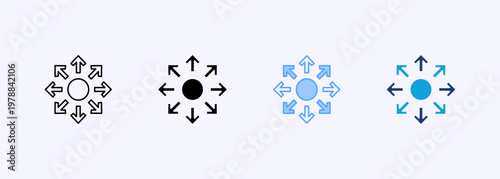 Expansion Icon Set Multistyle Various Collection Element For Design