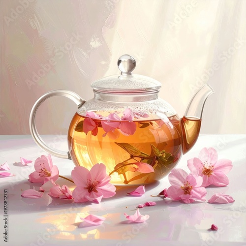 Floral tea