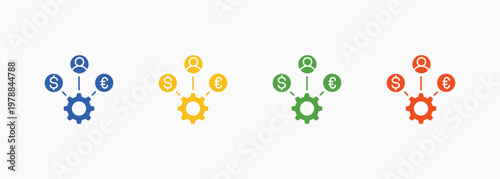 Resources Icon Set Color Multiple Style Collection Element For Design