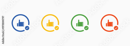 Advantage Icon Set Color Multiple Style Collection Element For Design